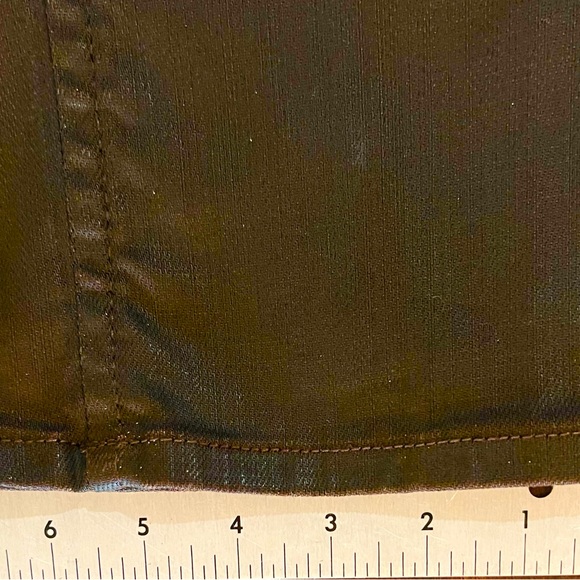 Galliano Jeans, Brown wet denim, new, super skinny Size 33/35 - Picture 10 of 10